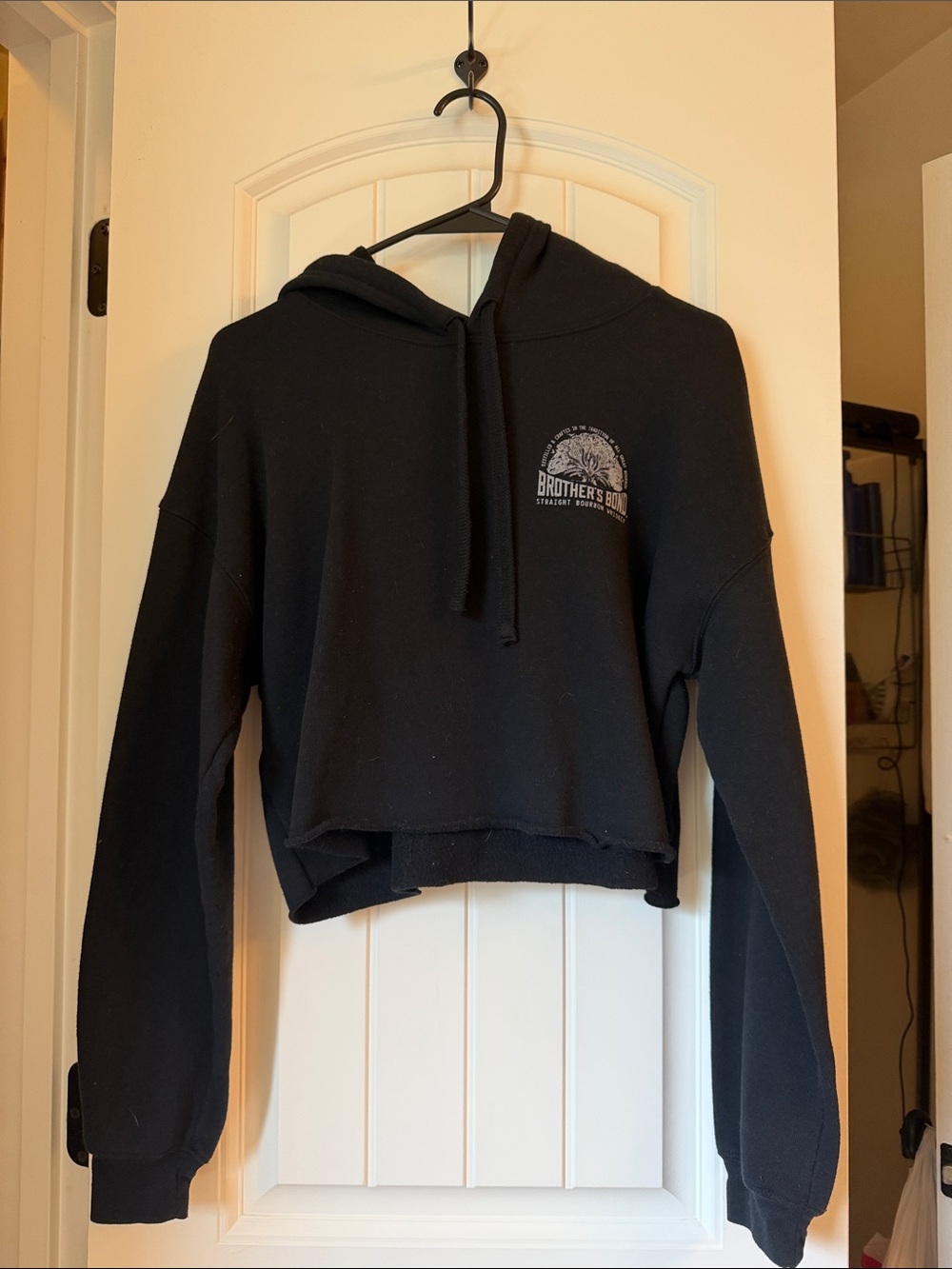 Brothers Bond Black Cropped Hoodie (TVD)